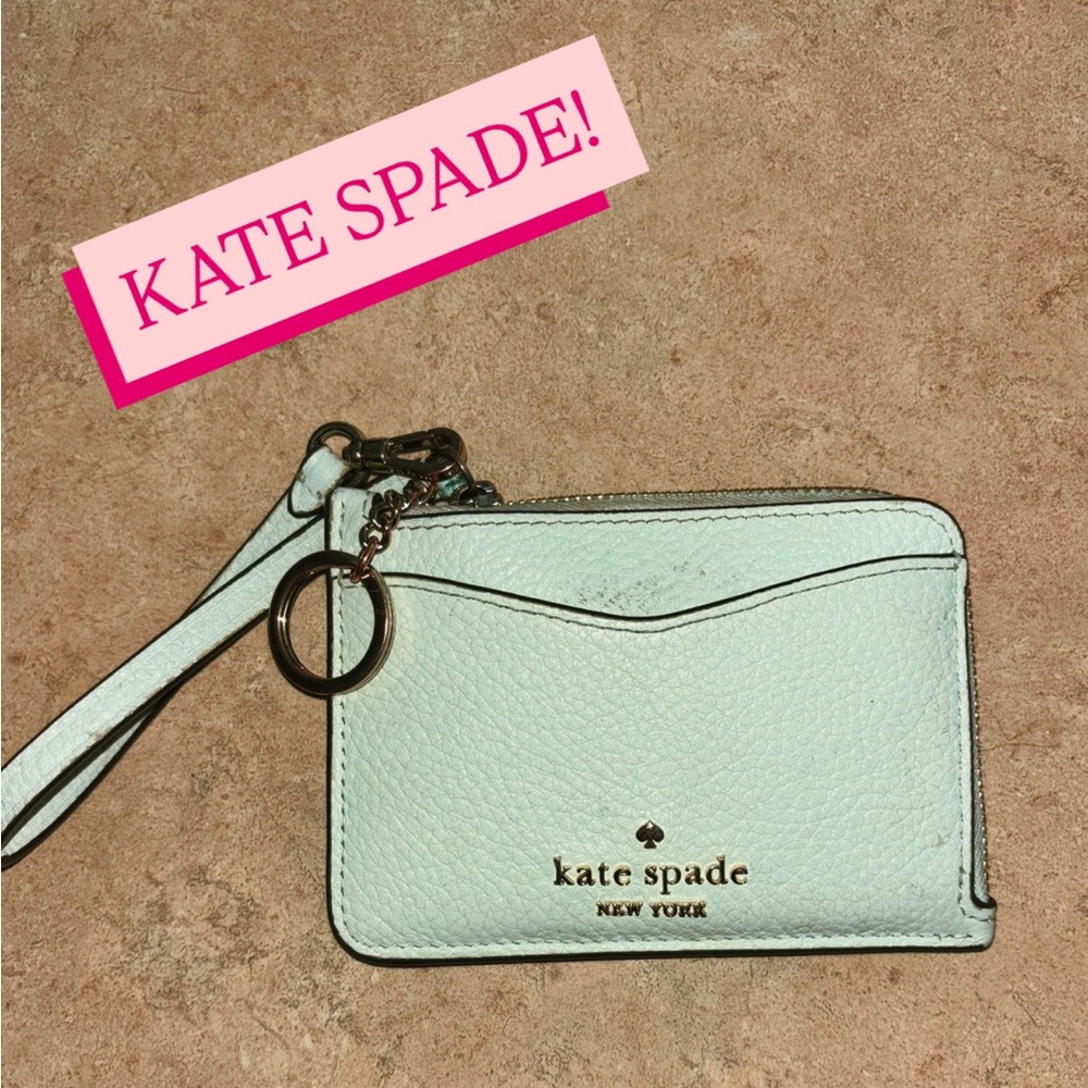 Kate Spade Mint Green Wristlet
